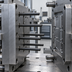 SKD61 nitrided ejector pins installed in injection mold