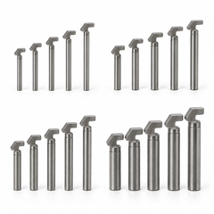 Hardened runner puller pins representative size range