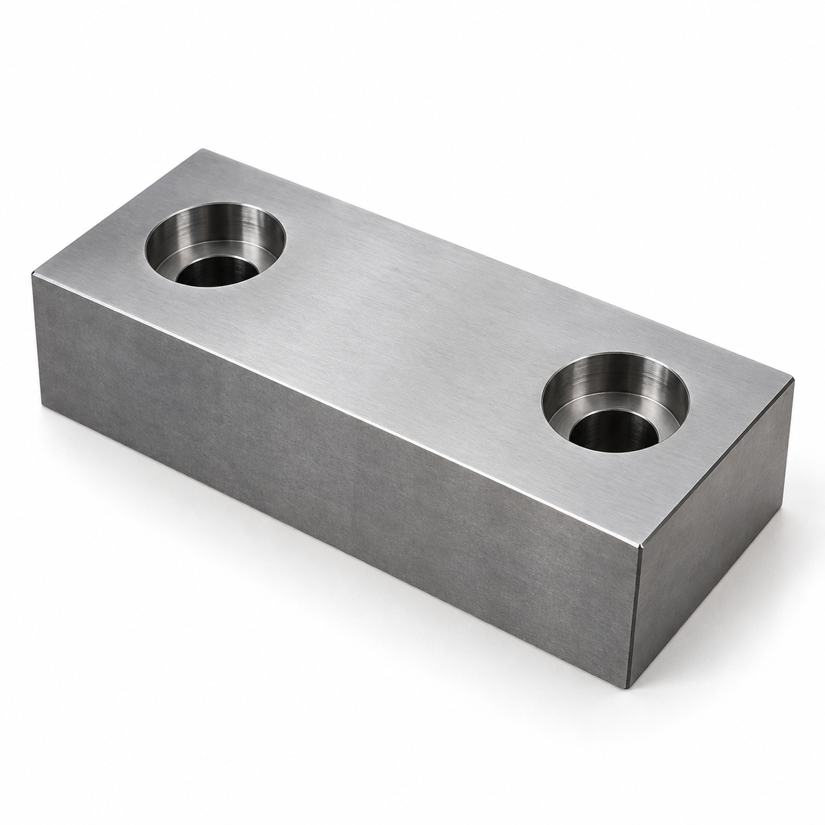 Representative mold corner balance plate and parallel block