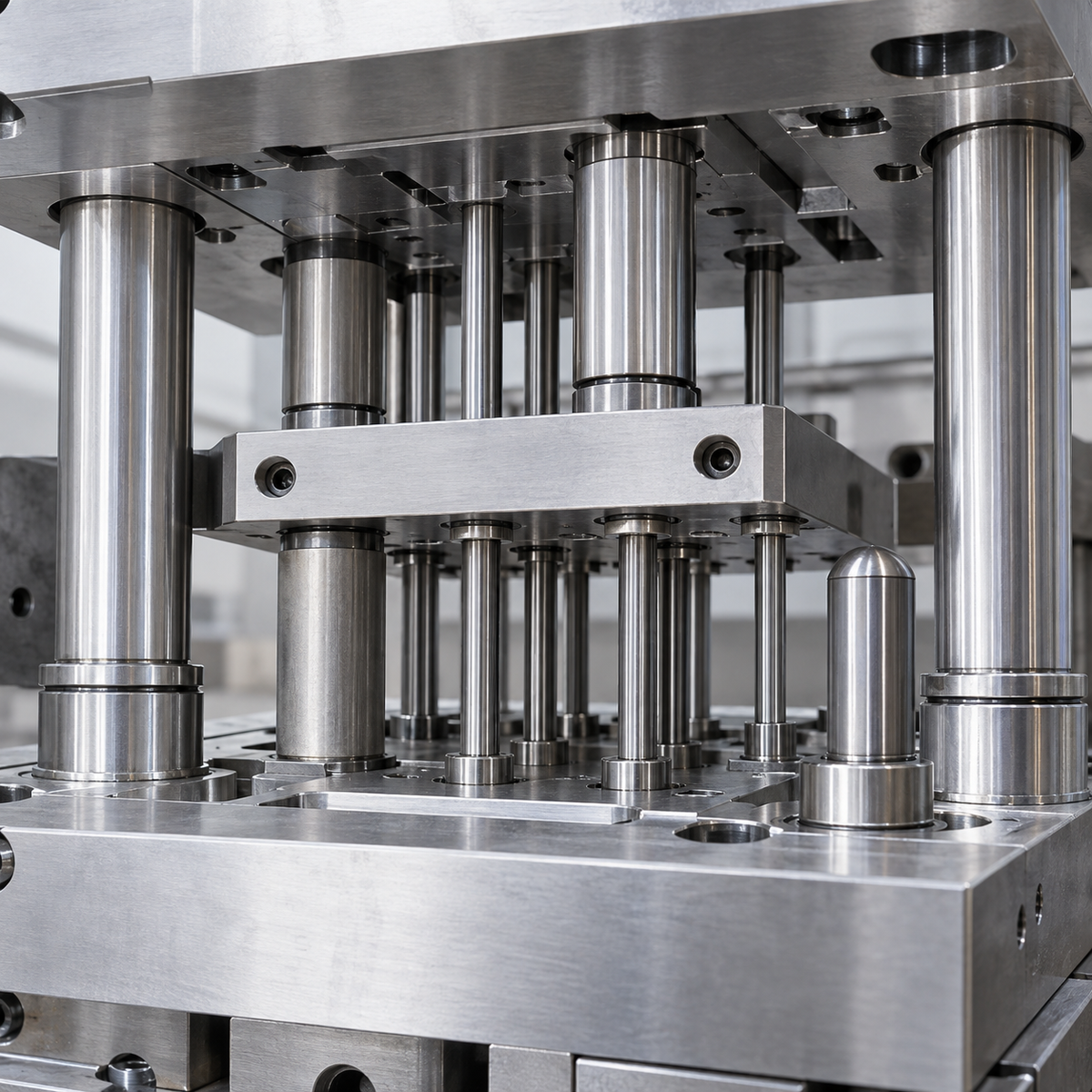 Representative positioning and support pillar mold application