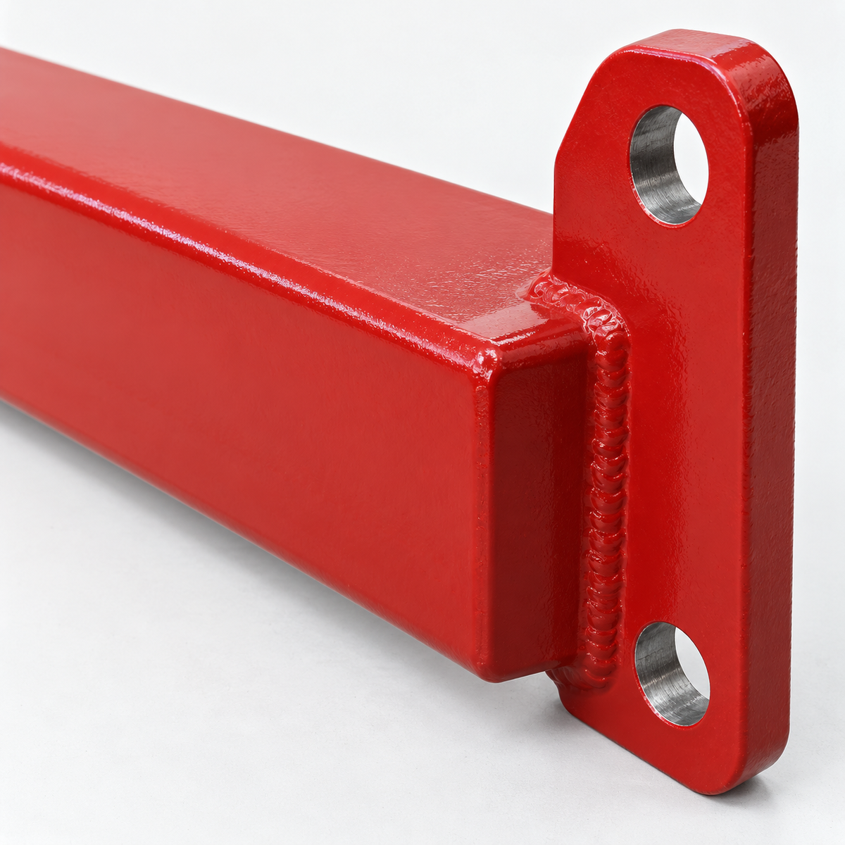 Mold transport lock welded mounting tab detail