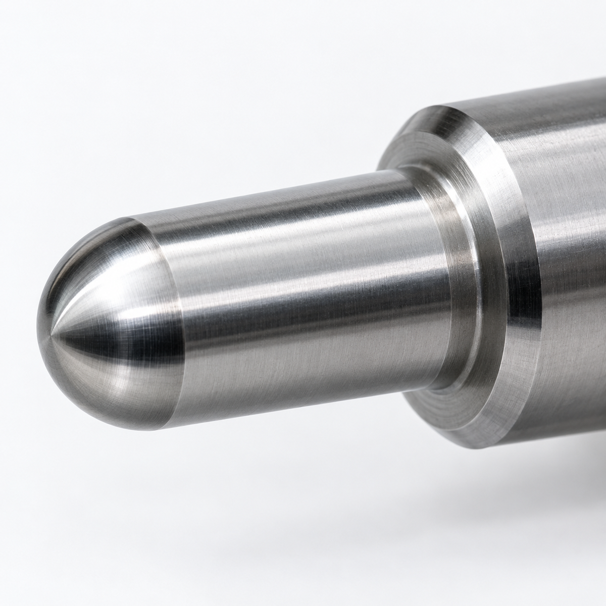 Round positioning pillar rounded nose and shoulder detail