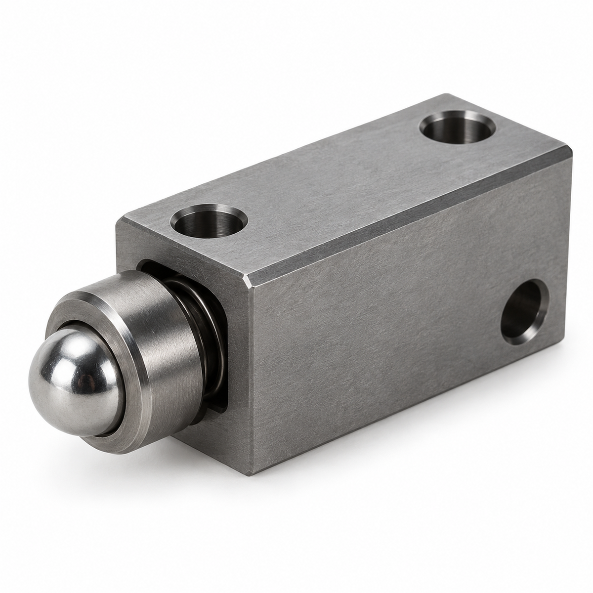 Representative S5140 slide retainer and ball detent, final size per quotation
