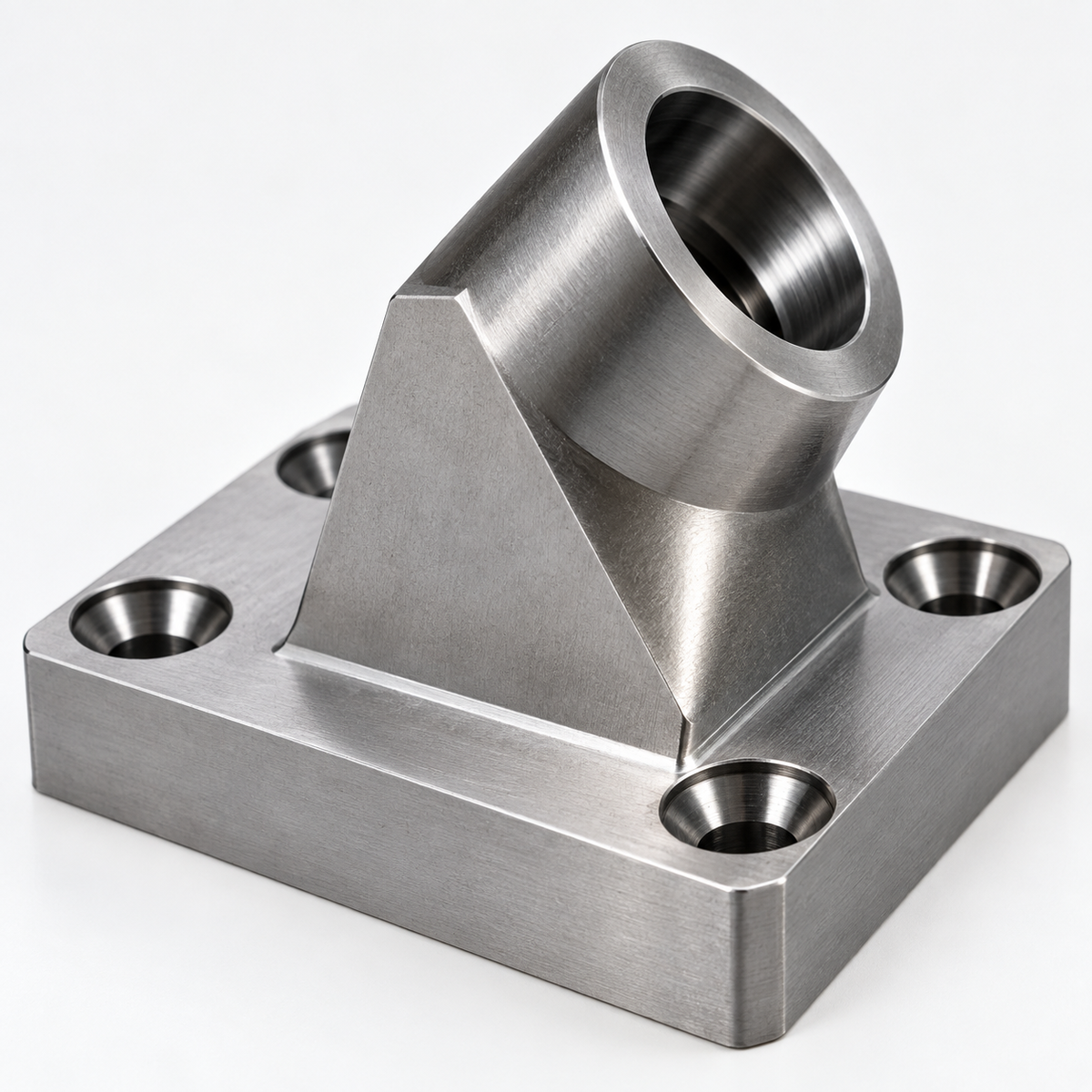 T-Type angle pin seat inclined bore detail