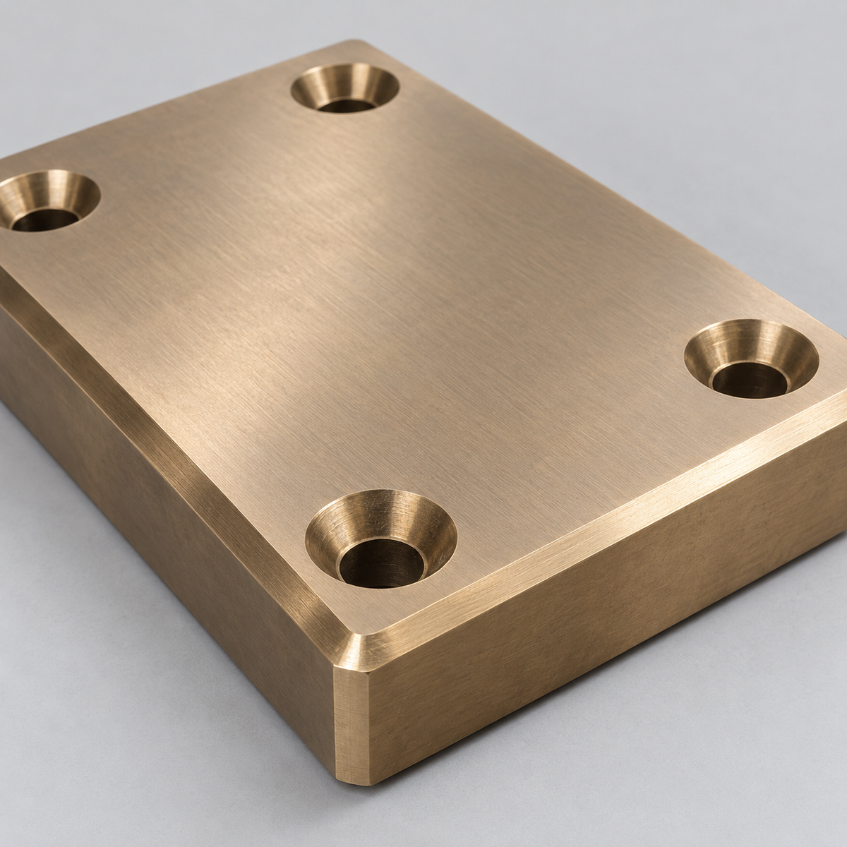Wear plate balance block surface and mounting detail