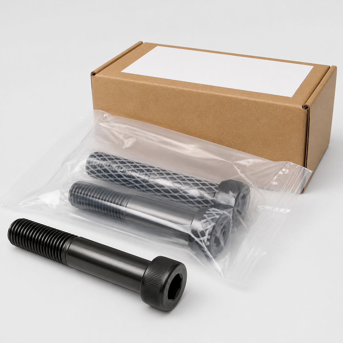 Grade 12.9 shoulder screws packaging