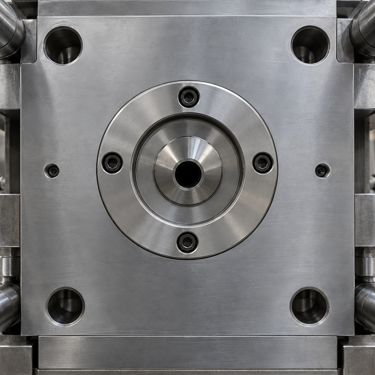 SKD61 stepped ejector pin precision shoulder detail