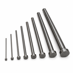 Through-hardened ejector pins in multiple diameters and lengths
