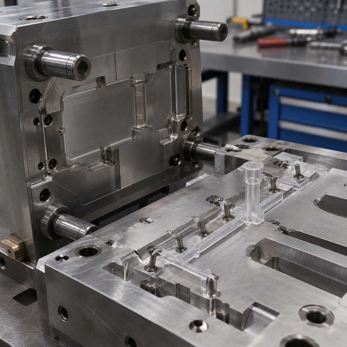 Z-Type runner puller pins in cold runner mold application